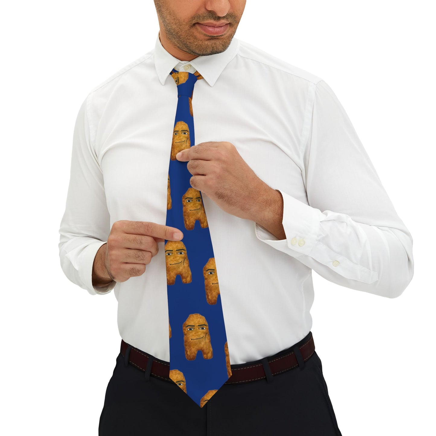 Chicken Nugget Brainrot Tie