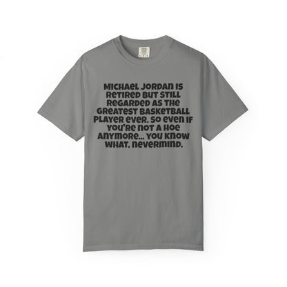 Michael Jordan Retro T-Shirt, Funny Basketball Tee, Unisex Graphic Shirt, Gift for Sports Fans, Casual Wear, Humor Apparel