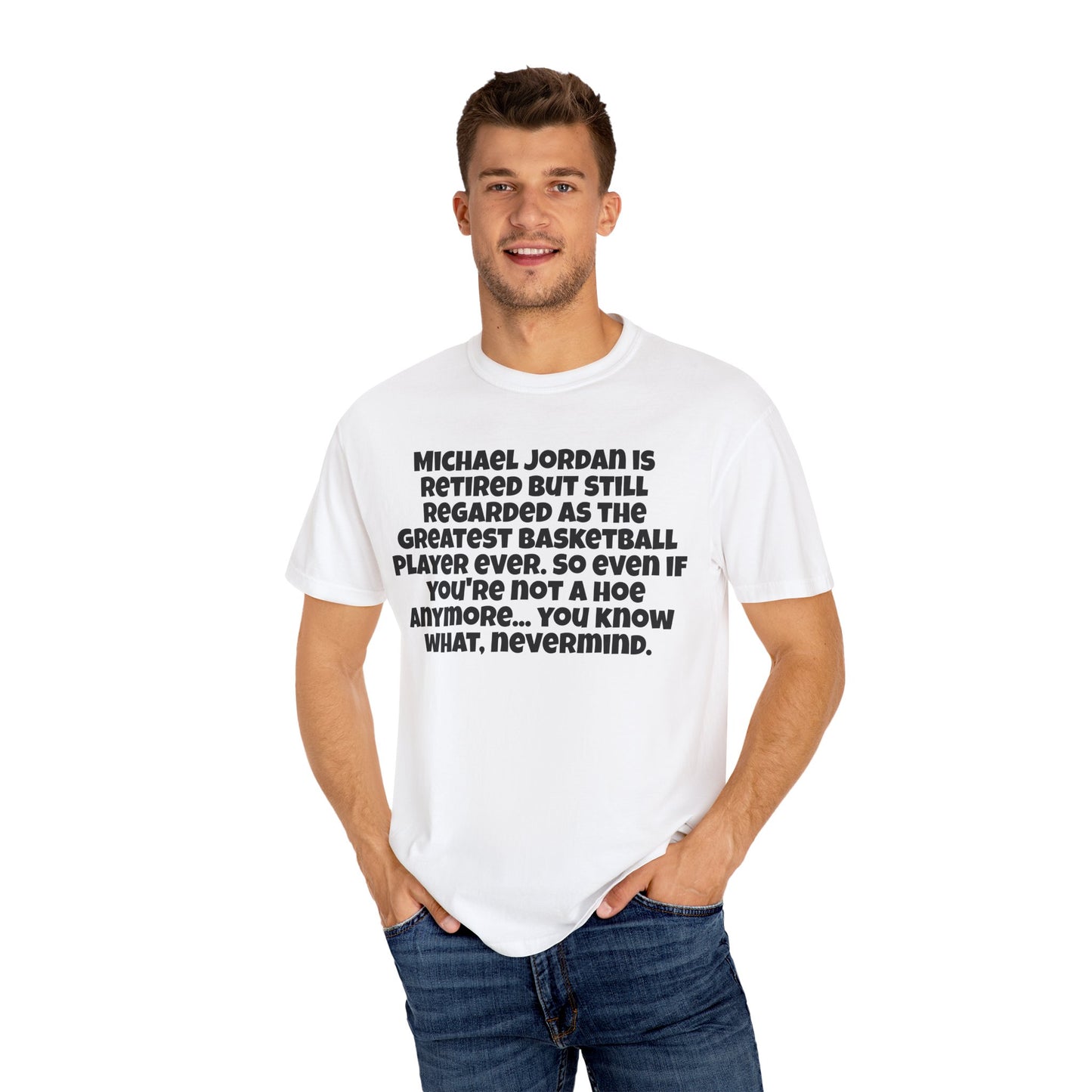 Michael Jordan Retro T-Shirt, Funny Basketball Tee, Unisex Graphic Shirt, Gift for Sports Fans, Casual Wear, Humor Apparel