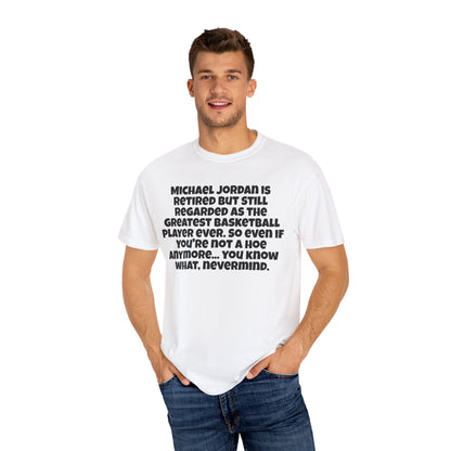 Michael Jordan Retro T-Shirt, Funny Basketball Tee, Unisex Graphic Shirt, Gift for Sports Fans, Casual Wear, Humor Apparel