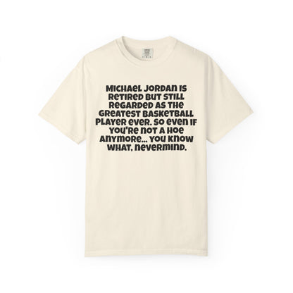 Michael Jordan Retro T-Shirt, Funny Basketball Tee, Unisex Graphic Shirt, Gift for Sports Fans, Casual Wear, Humor Apparel