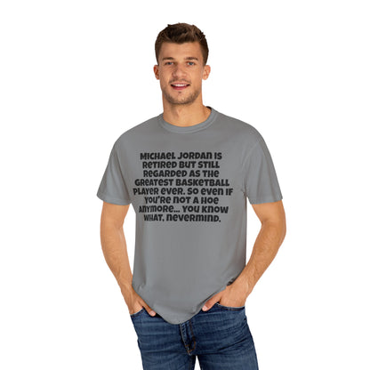 Michael Jordan Retro T-Shirt, Funny Basketball Tee, Unisex Graphic Shirt, Gift for Sports Fans, Casual Wear, Humor Apparel