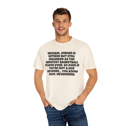 Michael Jordan Retro T-Shirt, Funny Basketball Tee, Unisex Graphic Shirt, Gift for Sports Fans, Casual Wear, Humor Apparel