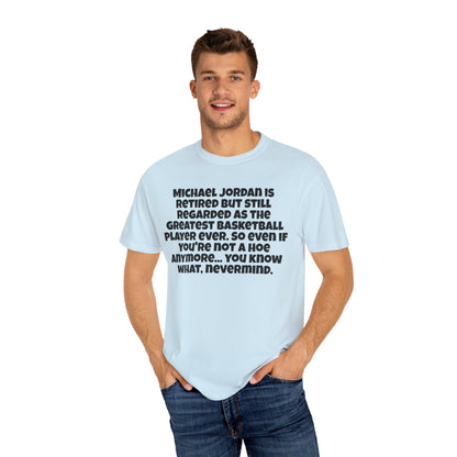 Michael Jordan Retro T-Shirt, Funny Basketball Tee, Unisex Graphic Shirt, Gift for Sports Fans, Casual Wear, Humor Apparel
