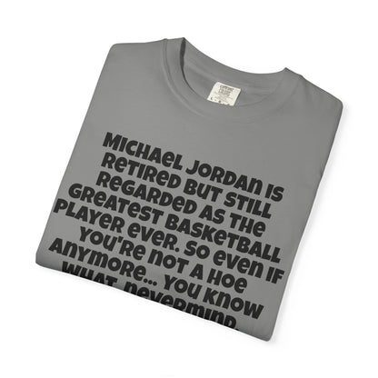 Michael Jordan Retro T-Shirt, Funny Basketball Tee, Unisex Graphic Shirt, Gift for Sports Fans, Casual Wear, Humor Apparel